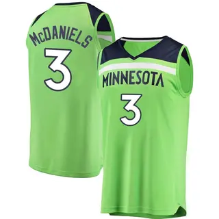 Men's Jaden McDaniels Minnesota Timberwolves Green Jersey - Statement Edition - Fast Break