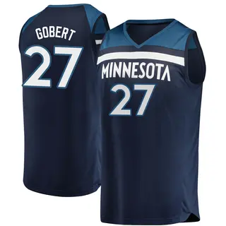 Men's Rudy Gobert Minnesota Timberwolves Navy Jersey - Icon Edition - Fast Break
