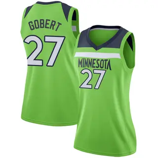 Women's Rudy Gobert Minnesota Timberwolves Green Jersey - Statement Edition - Swingman
