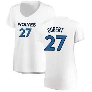 Women's Rudy Gobert Minnesota Timberwolves White Jersey - Association Edition - Fast Break
