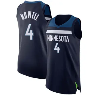 Youth Jaylen Nowell Minnesota Timberwolves Navy Jersey - Icon Edition - Authentic